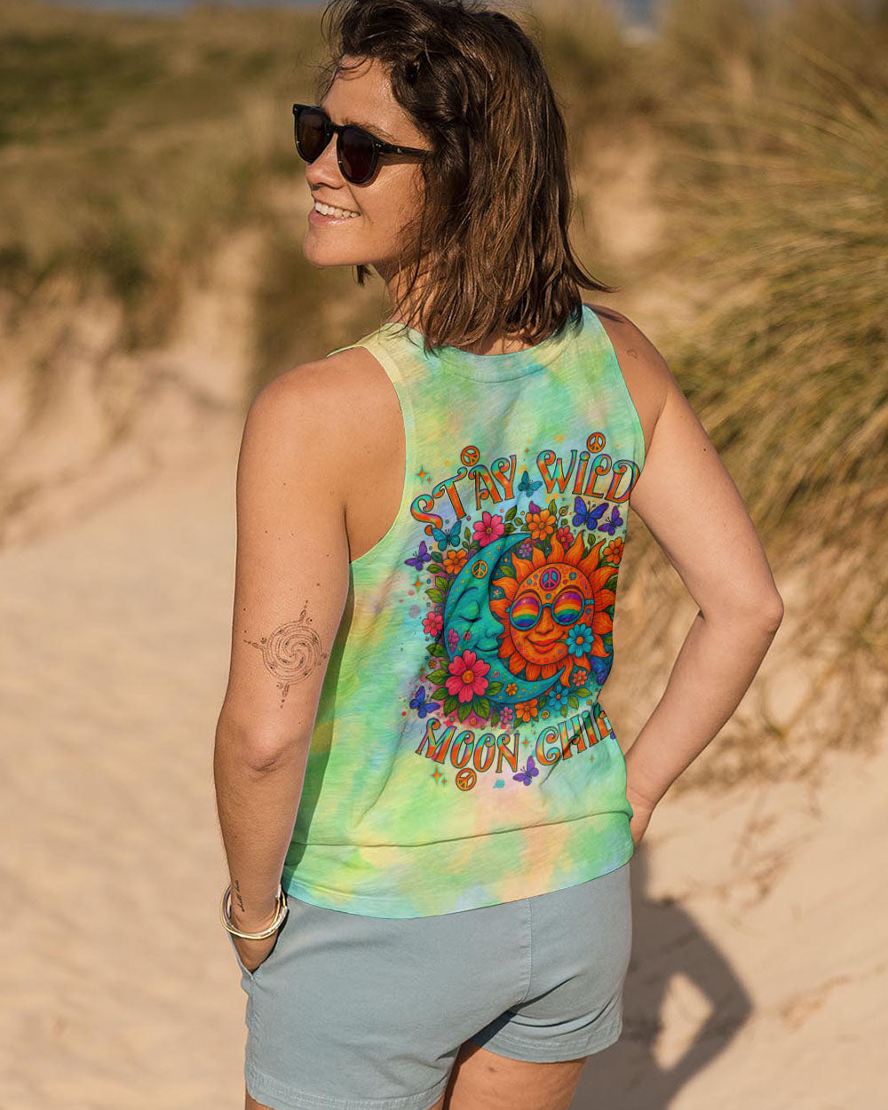 STAY WILD MOON CHILD TIE DYE ALL OVER PRINT - TLNT2204252