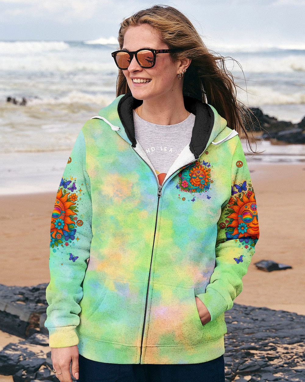 STAY WILD MOON CHILD TIE DYE ALL OVER PRINT - TLNT2204252