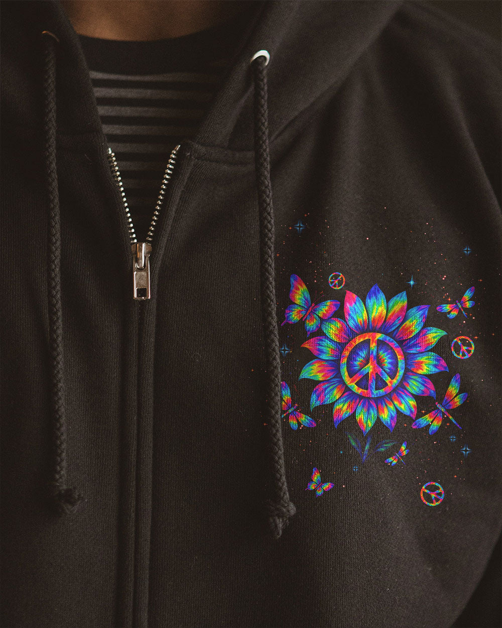 IMAGINE ALL THE PEOPLE LIVING LIFE IN PEACE TIE DYE ALL OVER PRINT  - TLNT2205253