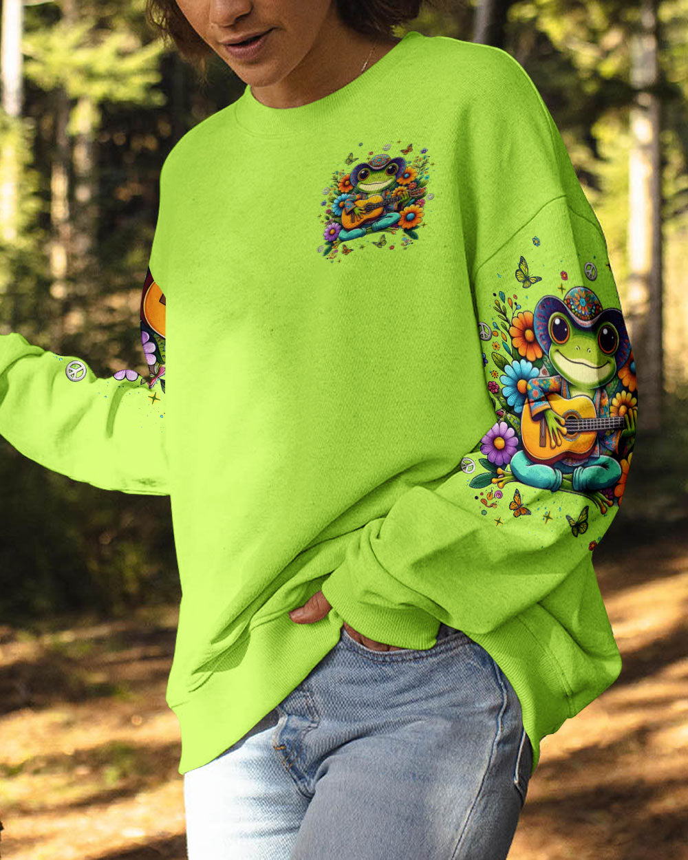 DO WHAT MAKES YOU HAPPY FROG ALL OVER PRINT  - TLNT2208254