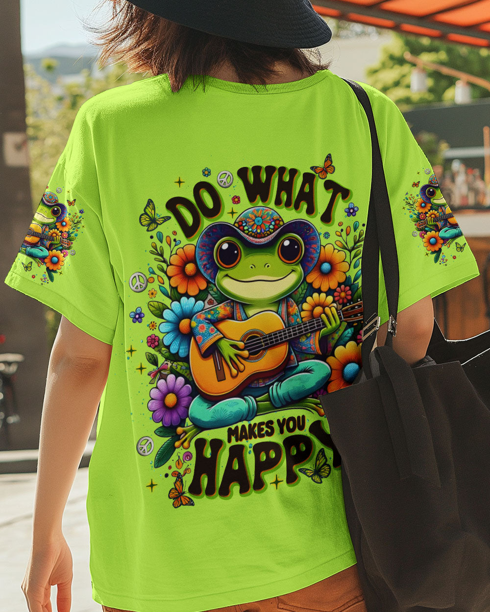 DO WHAT MAKES YOU HAPPY FROG ALL OVER PRINT  - TLNT2208254