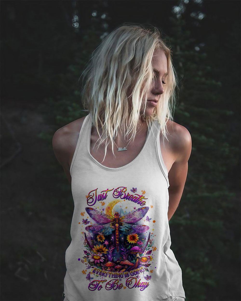 JUST BREATHE DRAGONFLY ALL OVER PRINT  - TLNT2301252