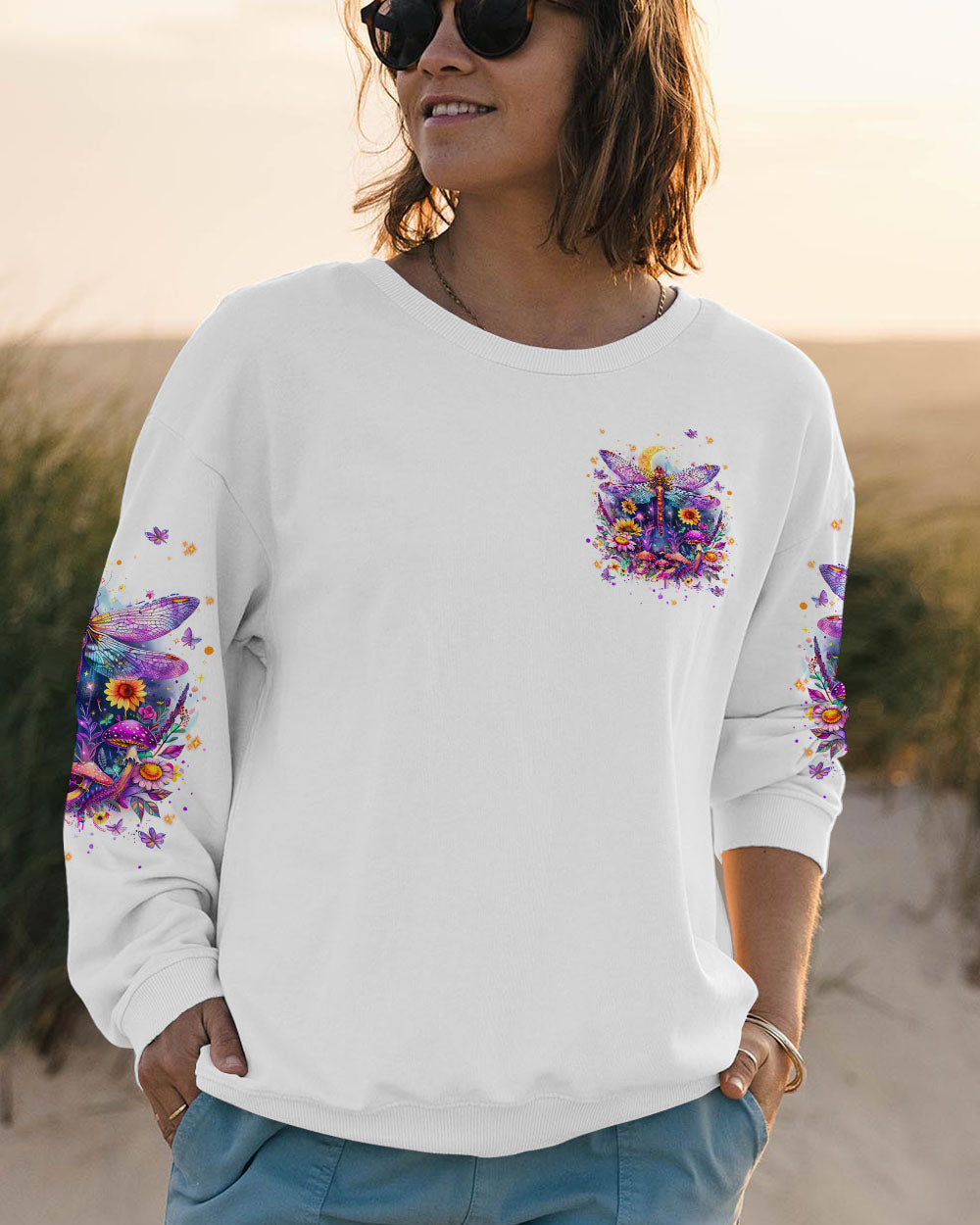 JUST BREATHE DRAGONFLY ALL OVER PRINT  - TLNT2301252