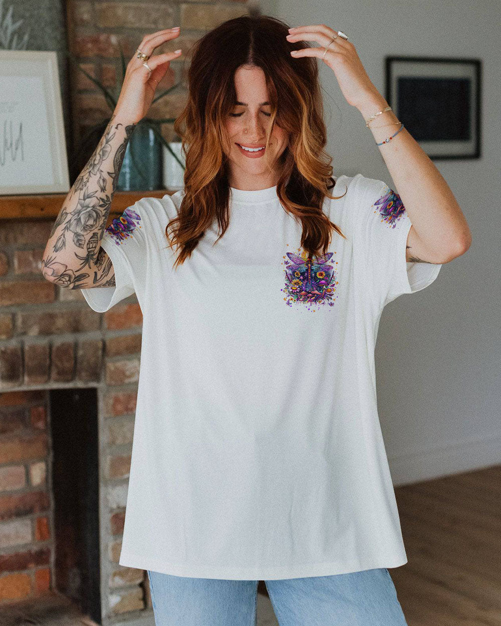 JUST BREATHE DRAGONFLY ALL OVER PRINT  - TLNT2301252
