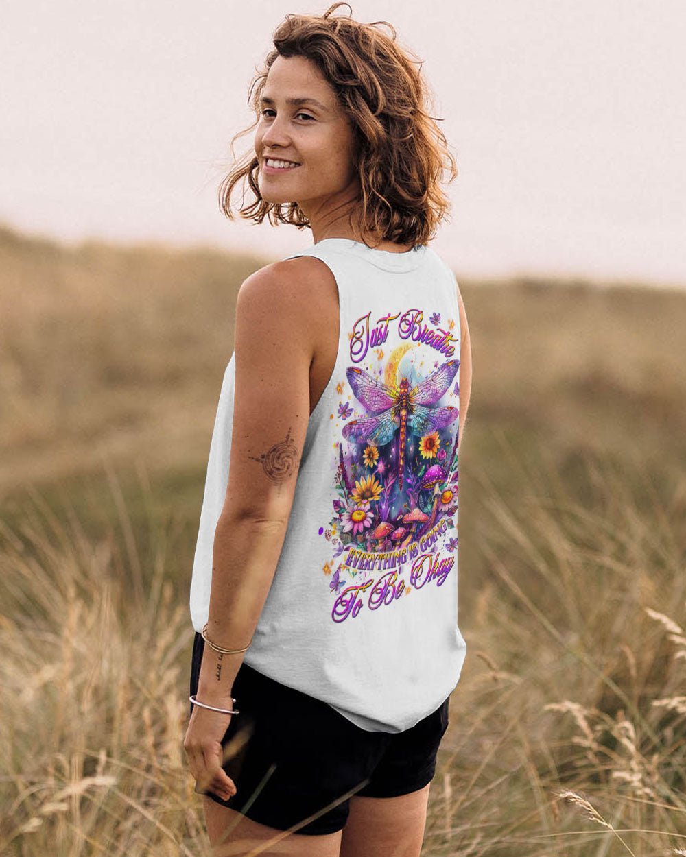 JUST BREATHE DRAGONFLY ALL OVER PRINT  - TLNT2301252