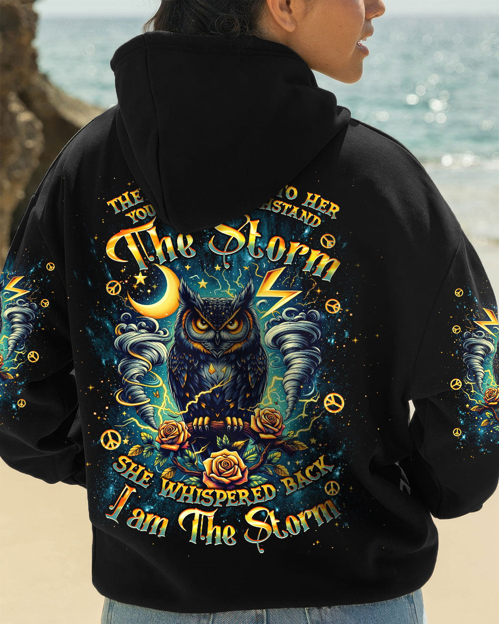 I AM THE STORM OWL ALL OVER PRINT - TLNT2309253