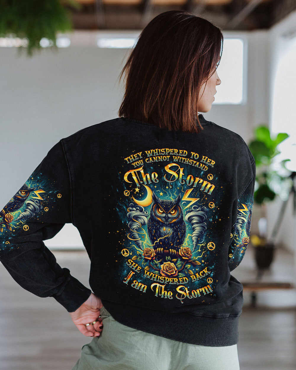 I AM THE STORM OWL ALL OVER PRINT - TLNT2309253