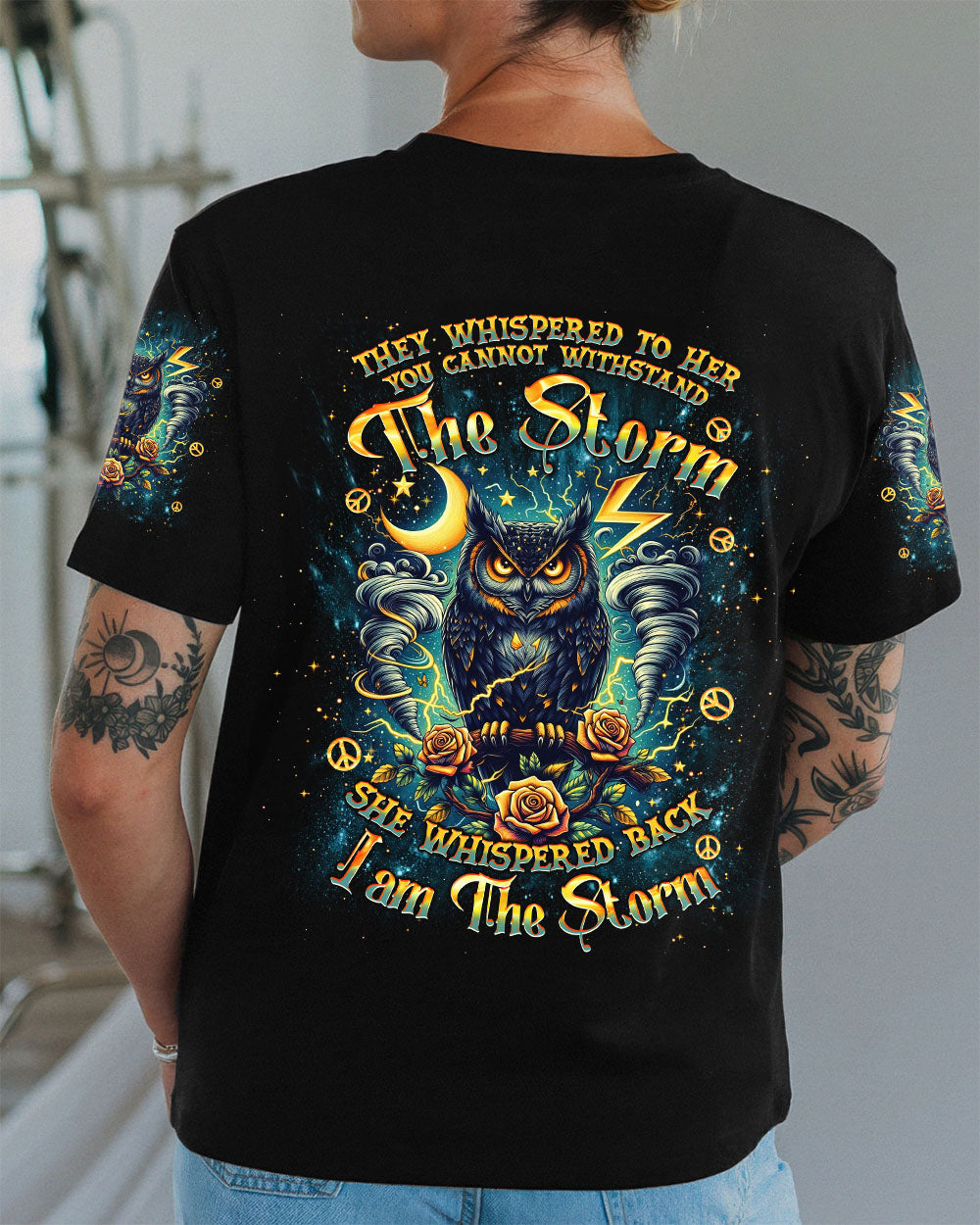 I AM THE STORM OWL ALL OVER PRINT - TLNT2309253