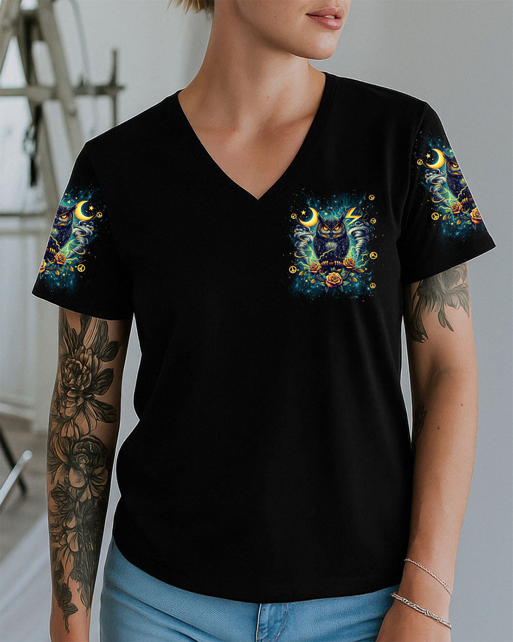 I AM THE STORM OWL ALL OVER PRINT - TLNT2309253