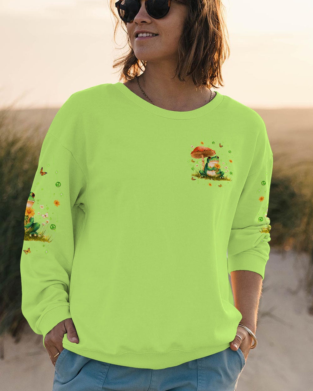 WHISPER WORDS OF WISDOM LET IT BE FROG  ALL OVER PRINT  - TLNT2310252