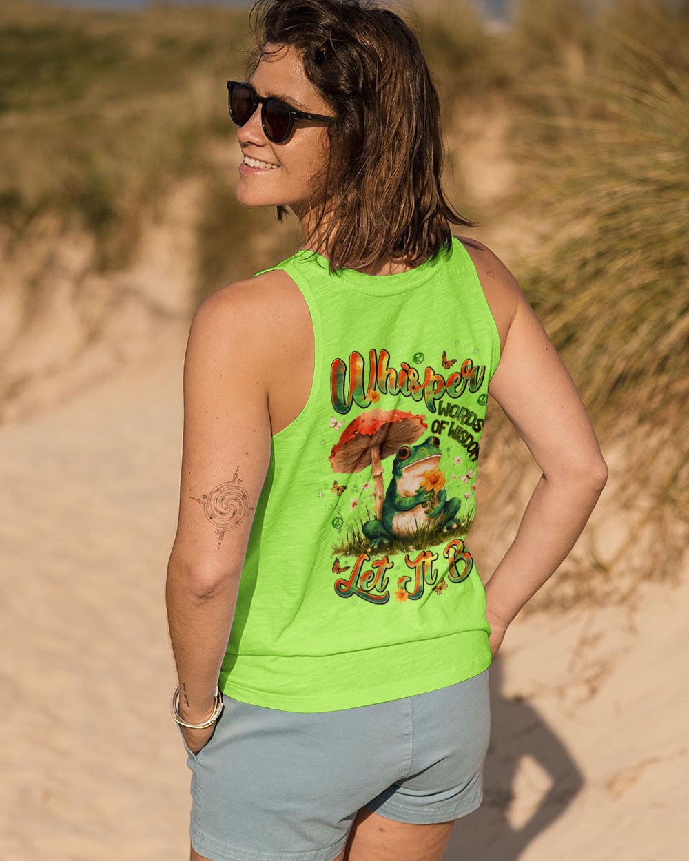WHISPER WORDS OF WISDOM LET IT BE FROG  ALL OVER PRINT  - TLNT2310252