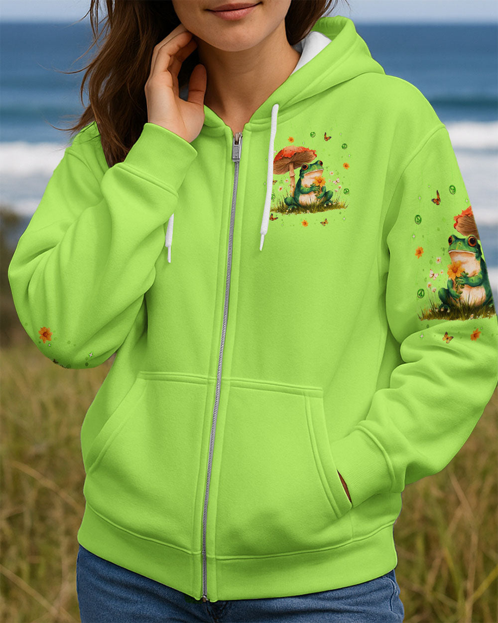 WHISPER WORDS OF WISDOM LET IT BE FROG  ALL OVER PRINT  - TLNT2310252