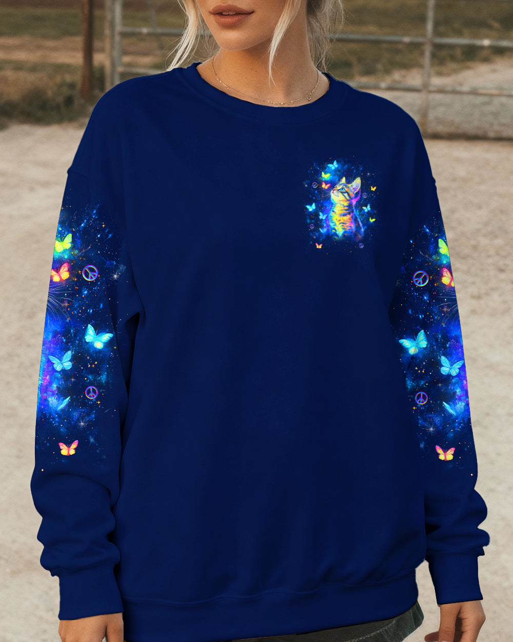 I BELIEVE THERE ARE ANGELS AMONG US CAT ALL OVER PRINT - TLNT2312252