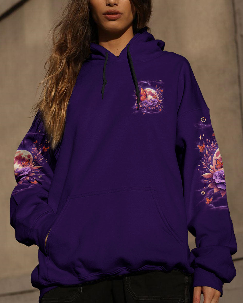WHISPER WORDS OF WISDOM LET IT BE BUTTERFLY ALL OVER PRINT  - TLNT2410243