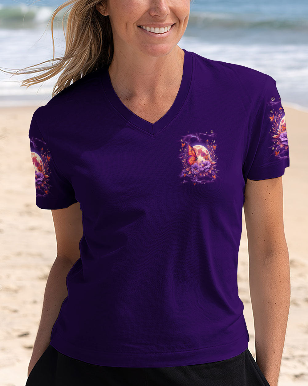 WHISPER WORDS OF WISDOM LET IT BE BUTTERFLY ALL OVER PRINT  - TLNT2410243