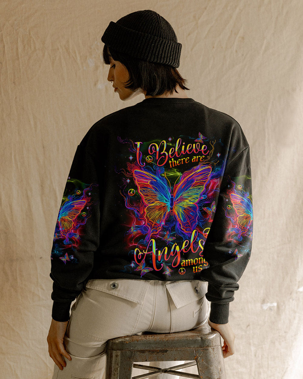 I BELIEVE THERE ARE ANGELS AMONG US WINGS ALL OVER PRINT  - TLNT2503251