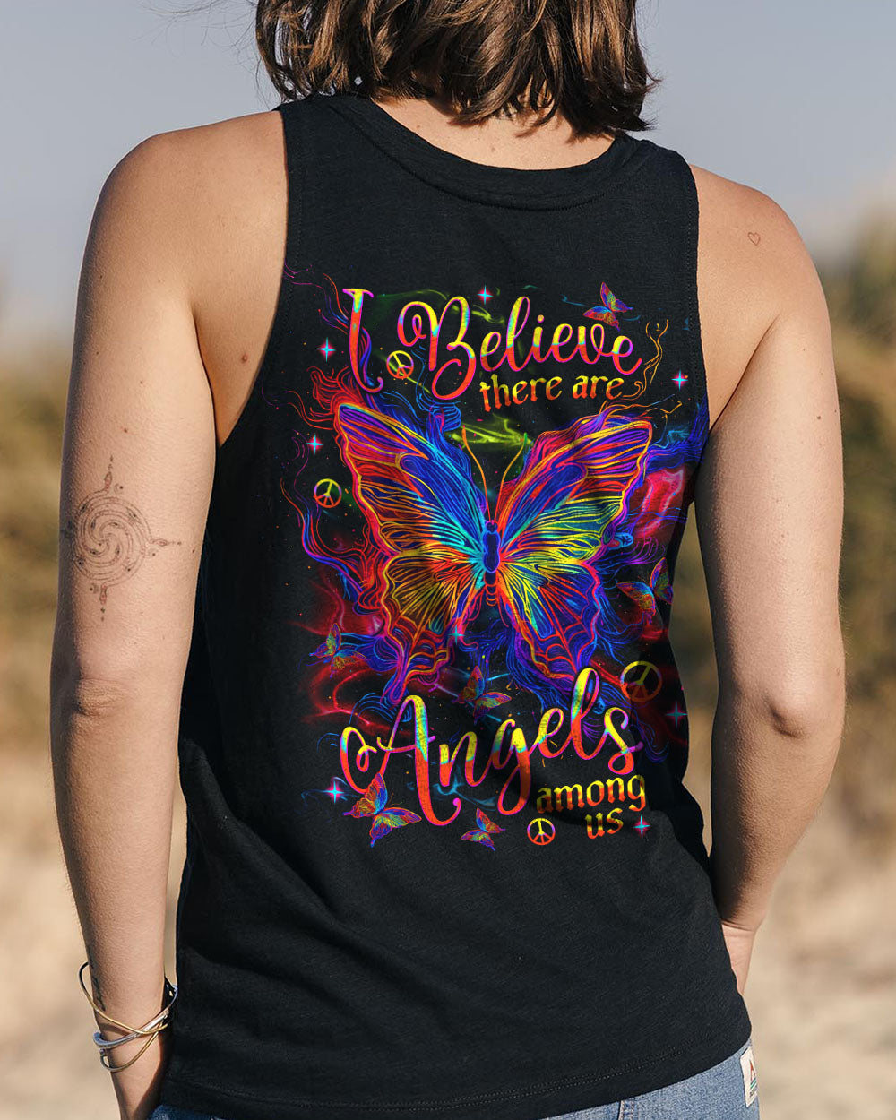 I BELIEVE THERE ARE ANGELS AMONG US WINGS ALL OVER PRINT  - TLNT2503251