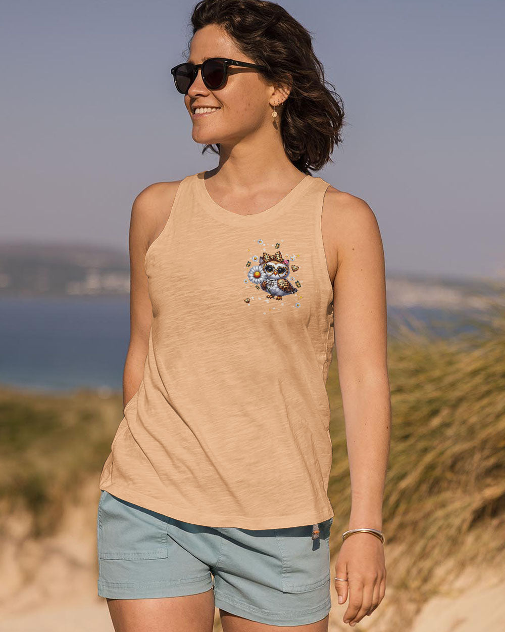 YES I AM THE CRAZY OWL LADY ALL OVER PRINT - TLNT2506253