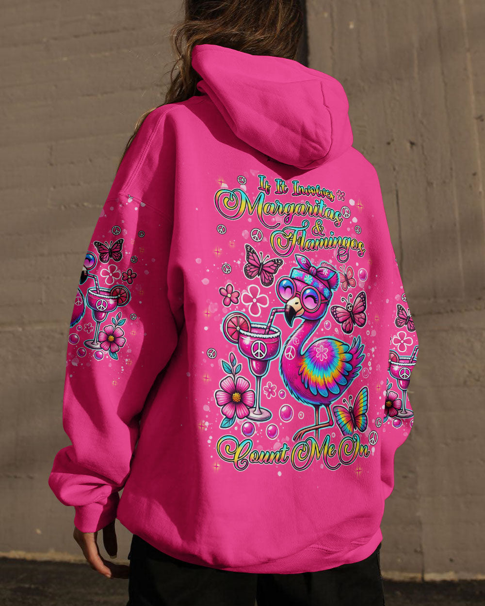 IF IT INVOLVES MARGARITAS AND FLAMINGOS COUNT ME IN ALL OVER PRINT - TLNT2507243