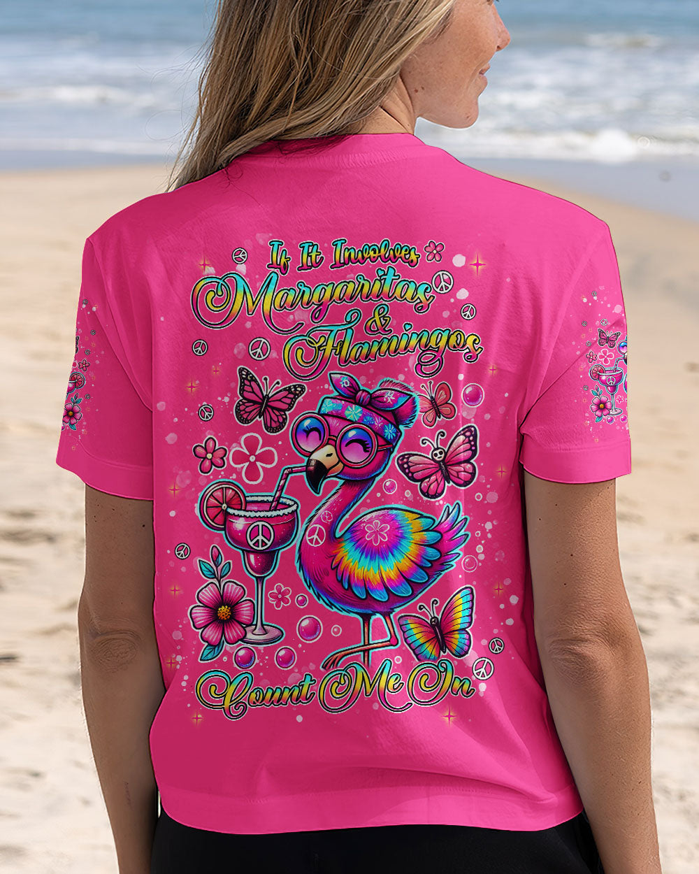 IF IT INVOLVES MARGARITAS AND FLAMINGOS COUNT ME IN ALL OVER PRINT - TLNT2507243
