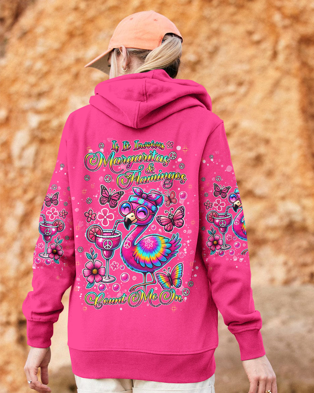 IF IT INVOLVES MARGARITAS AND FLAMINGOS COUNT ME IN ALL OVER PRINT - TLNT2507243