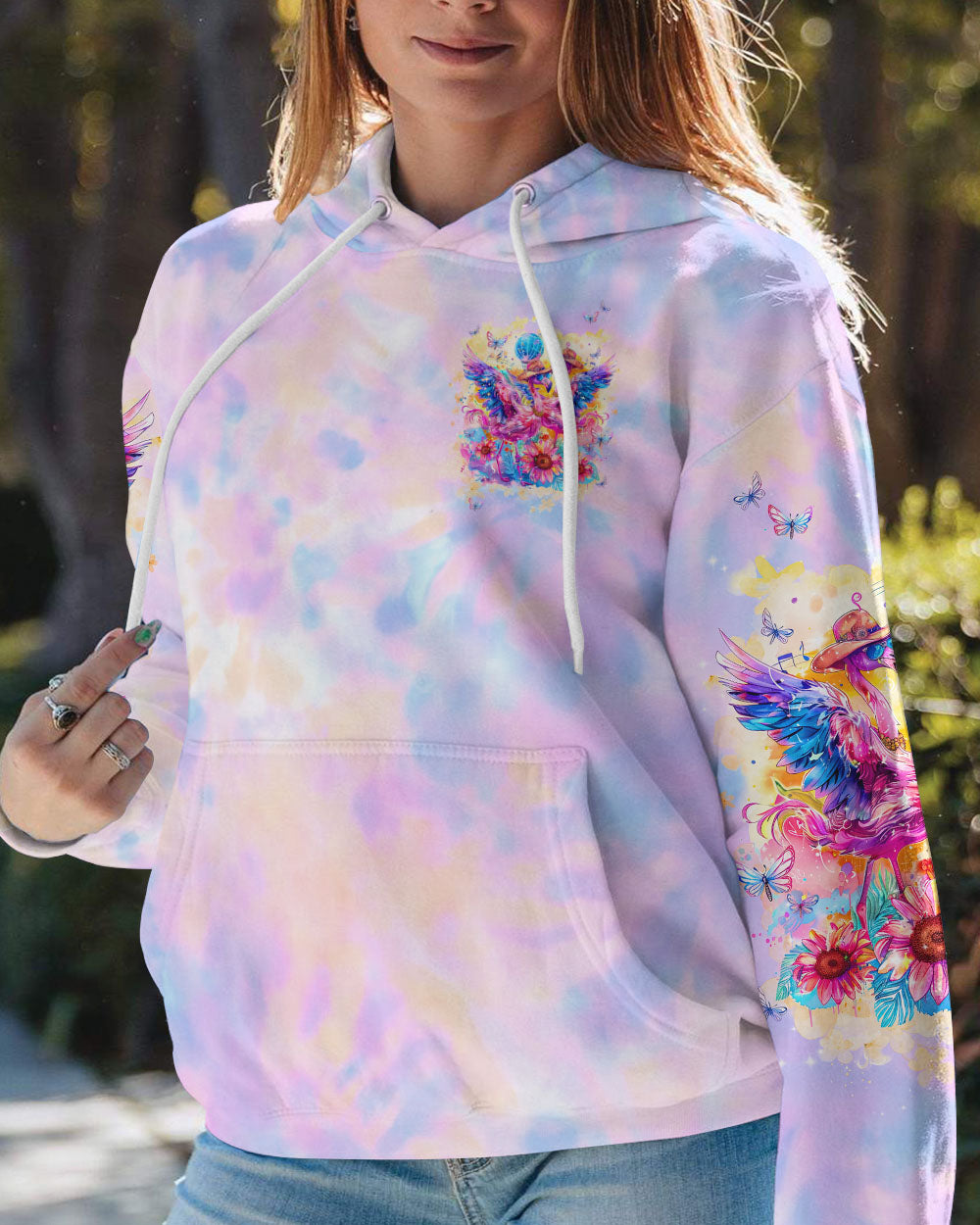 GOOD TIMES CRAZY FRIEND FLAMINGO ALL OVER PRINT - TLNT2604242