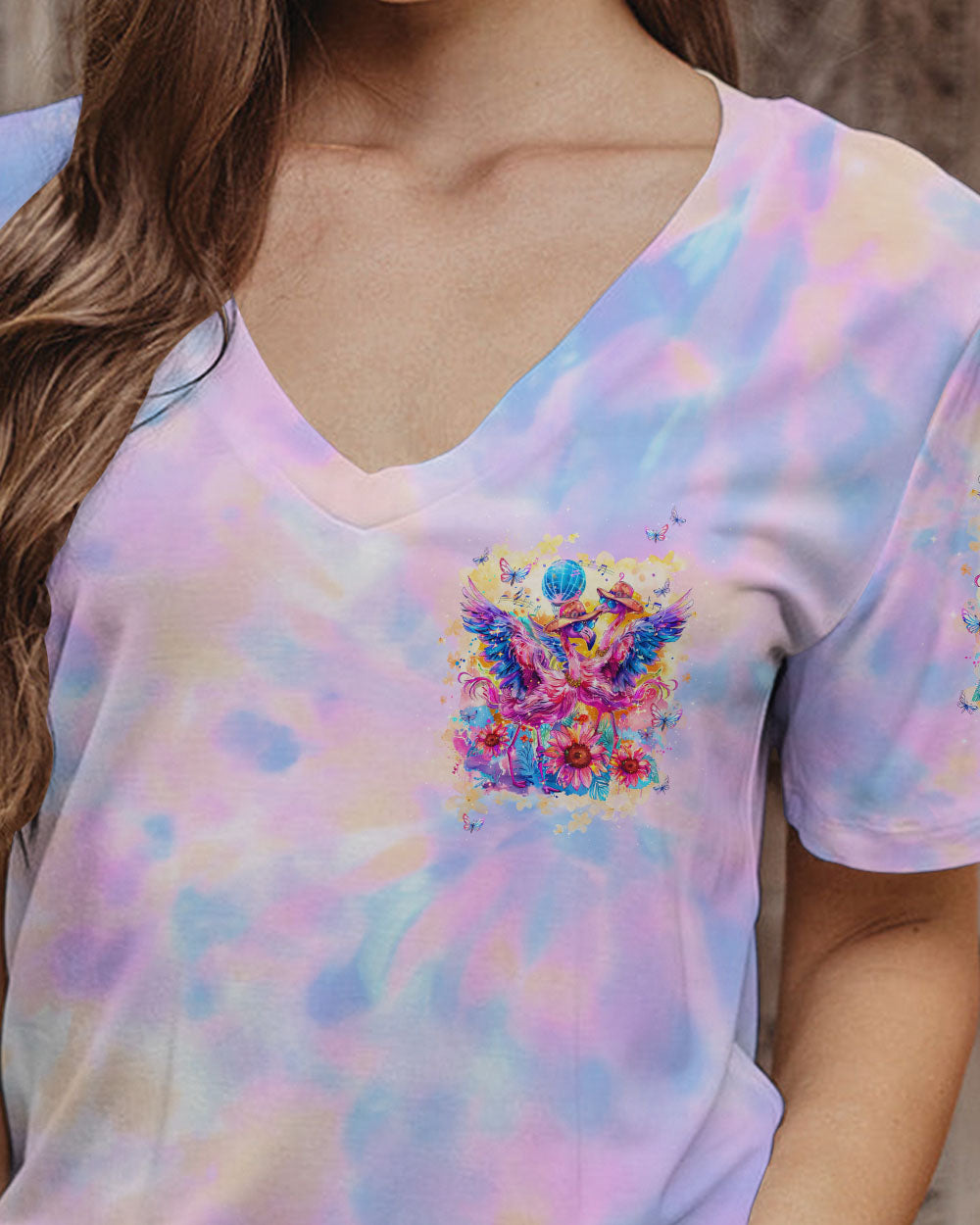 GOOD TIMES CRAZY FRIEND FLAMINGO ALL OVER PRINT - TLNT2604242
