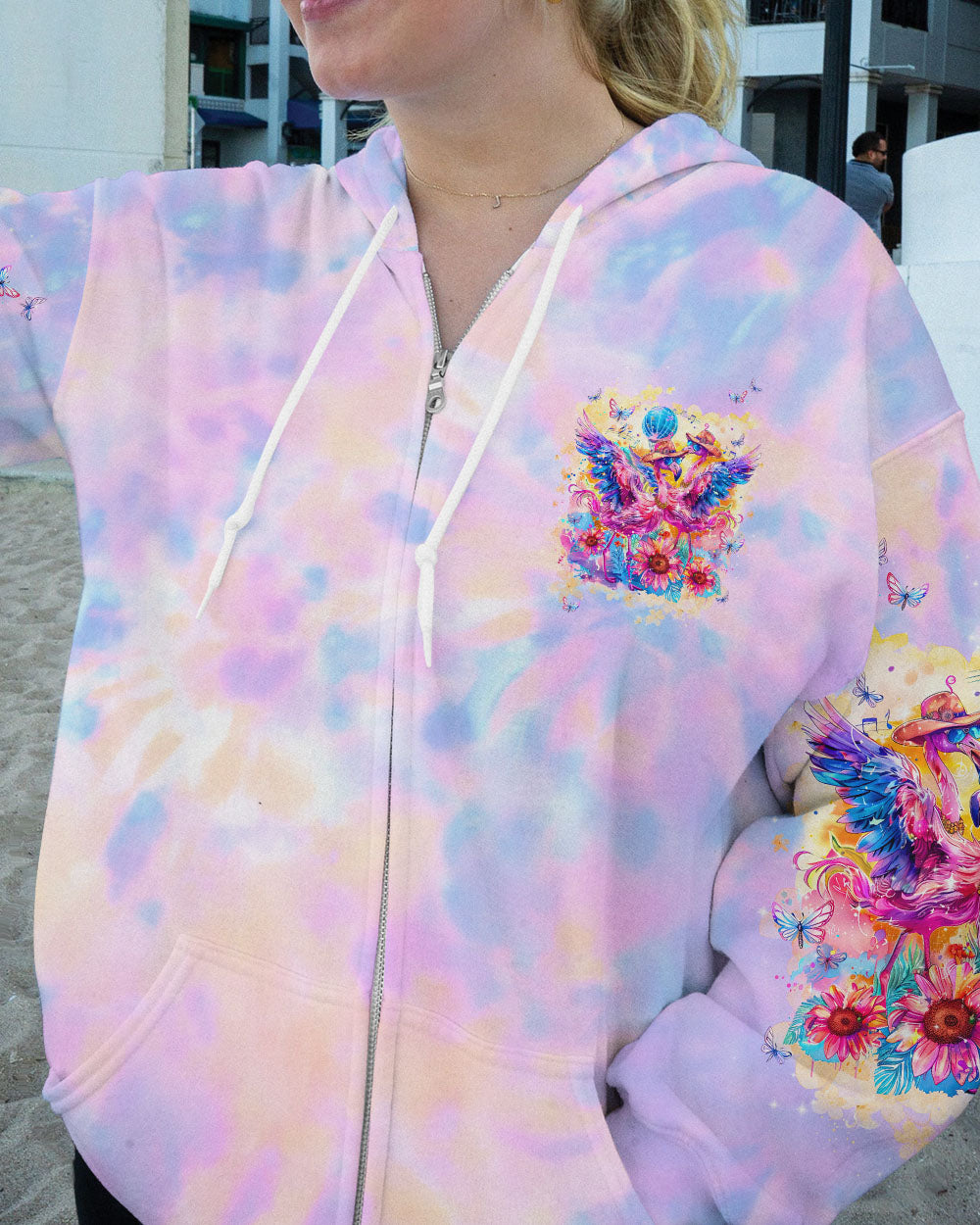 GOOD TIMES CRAZY FRIEND FLAMINGO ALL OVER PRINT - TLNT2604242