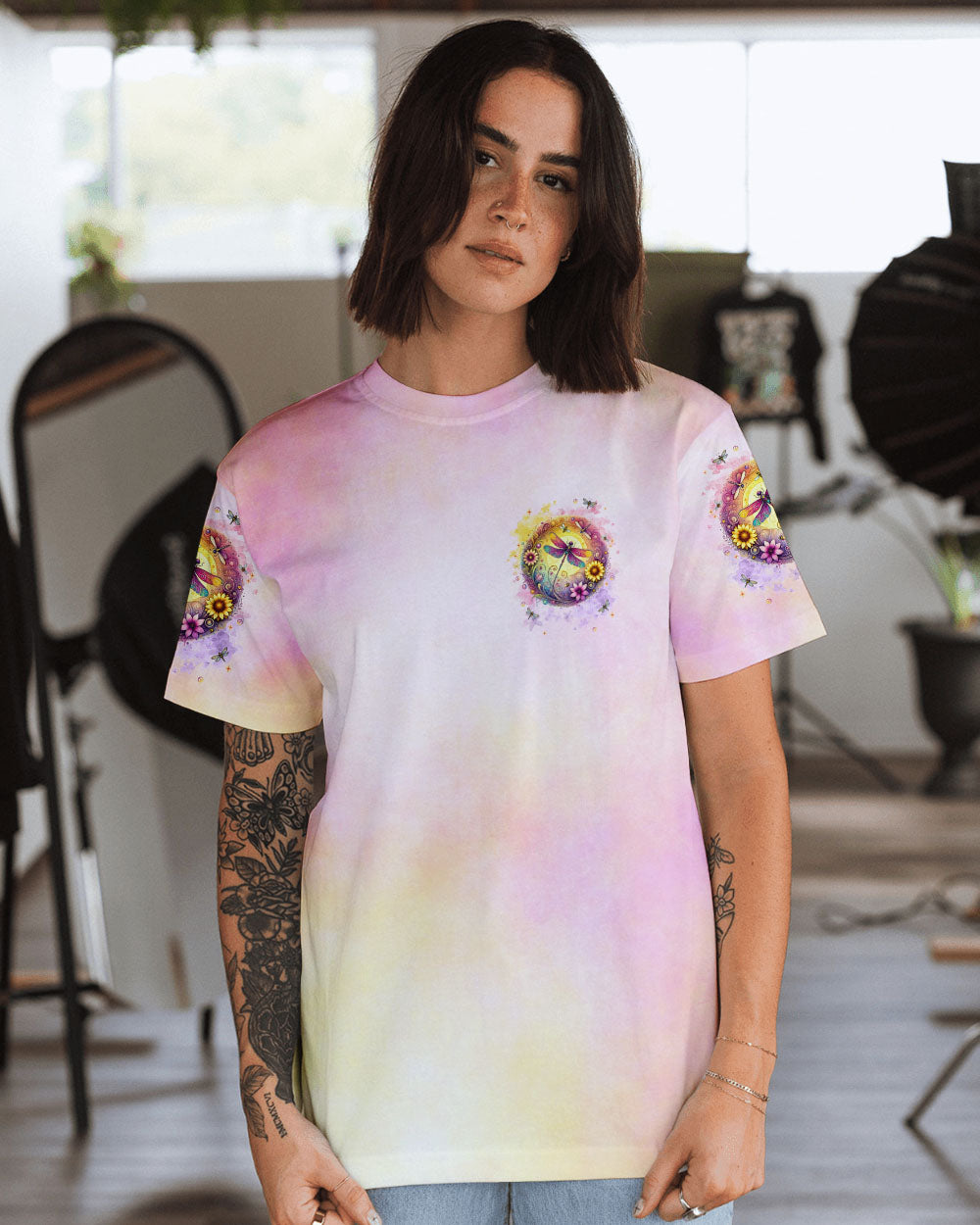 JUST BREATHE DRAGONFLY ALL OVER PRINT - TLNT2607243