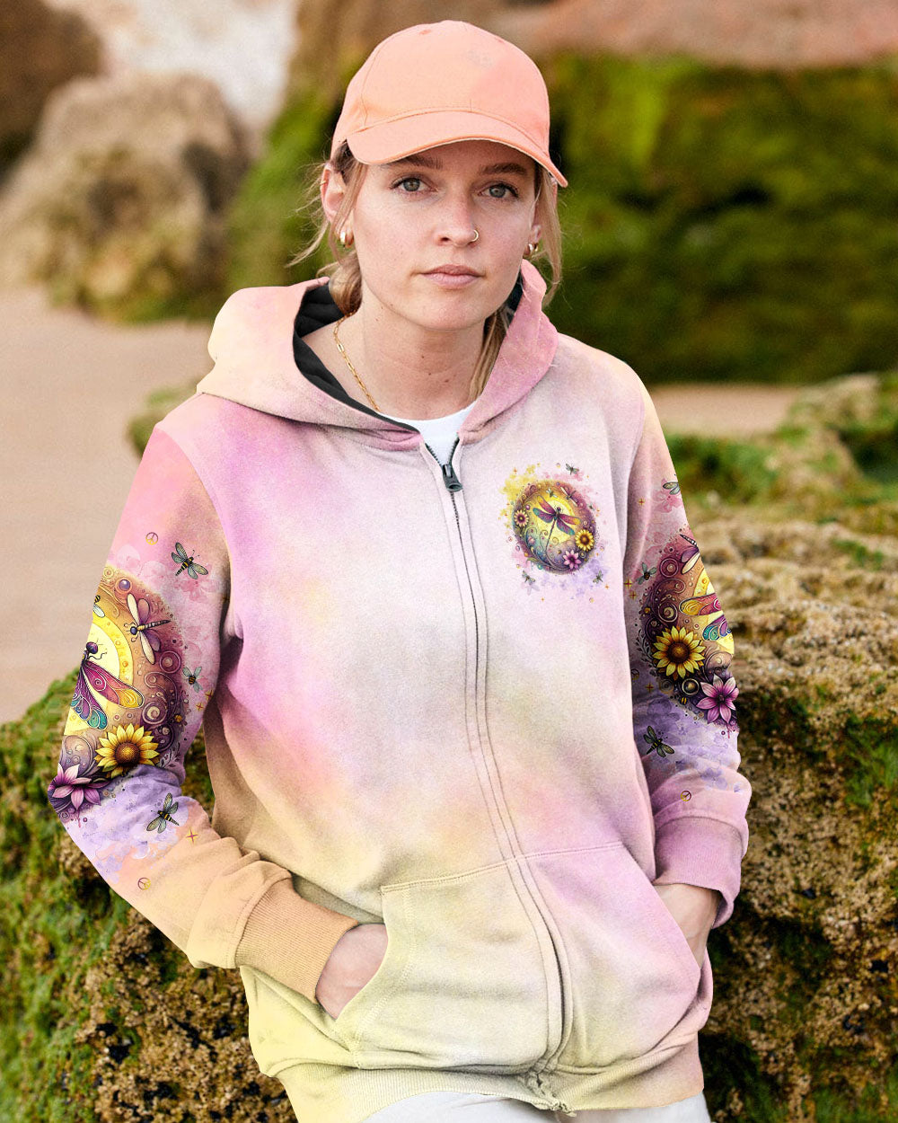 JUST BREATHE DRAGONFLY ALL OVER PRINT - TLNT2607243