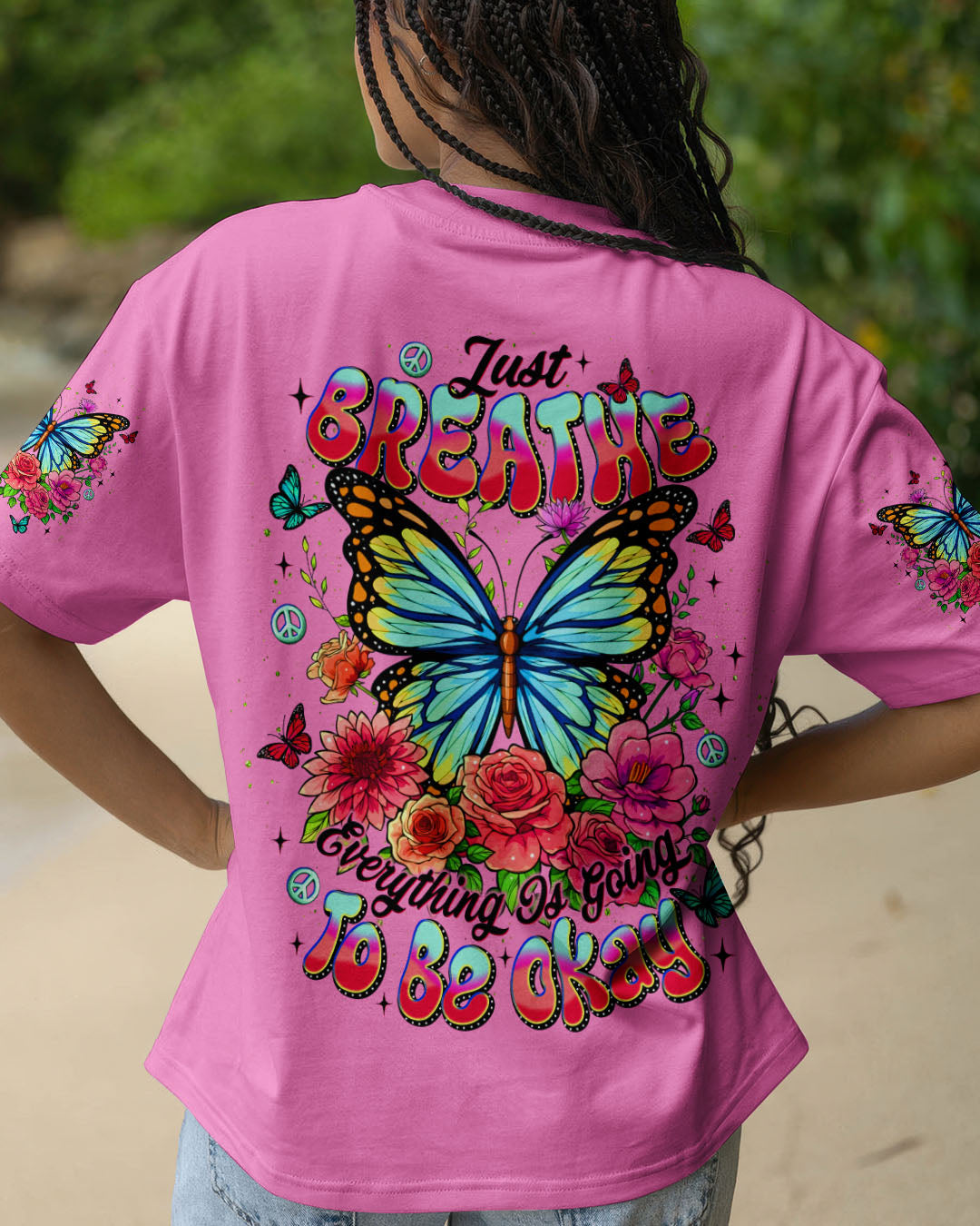 JUST BREATHE BUTTERFLY ALL OVER PRINT - TLNT2608252
