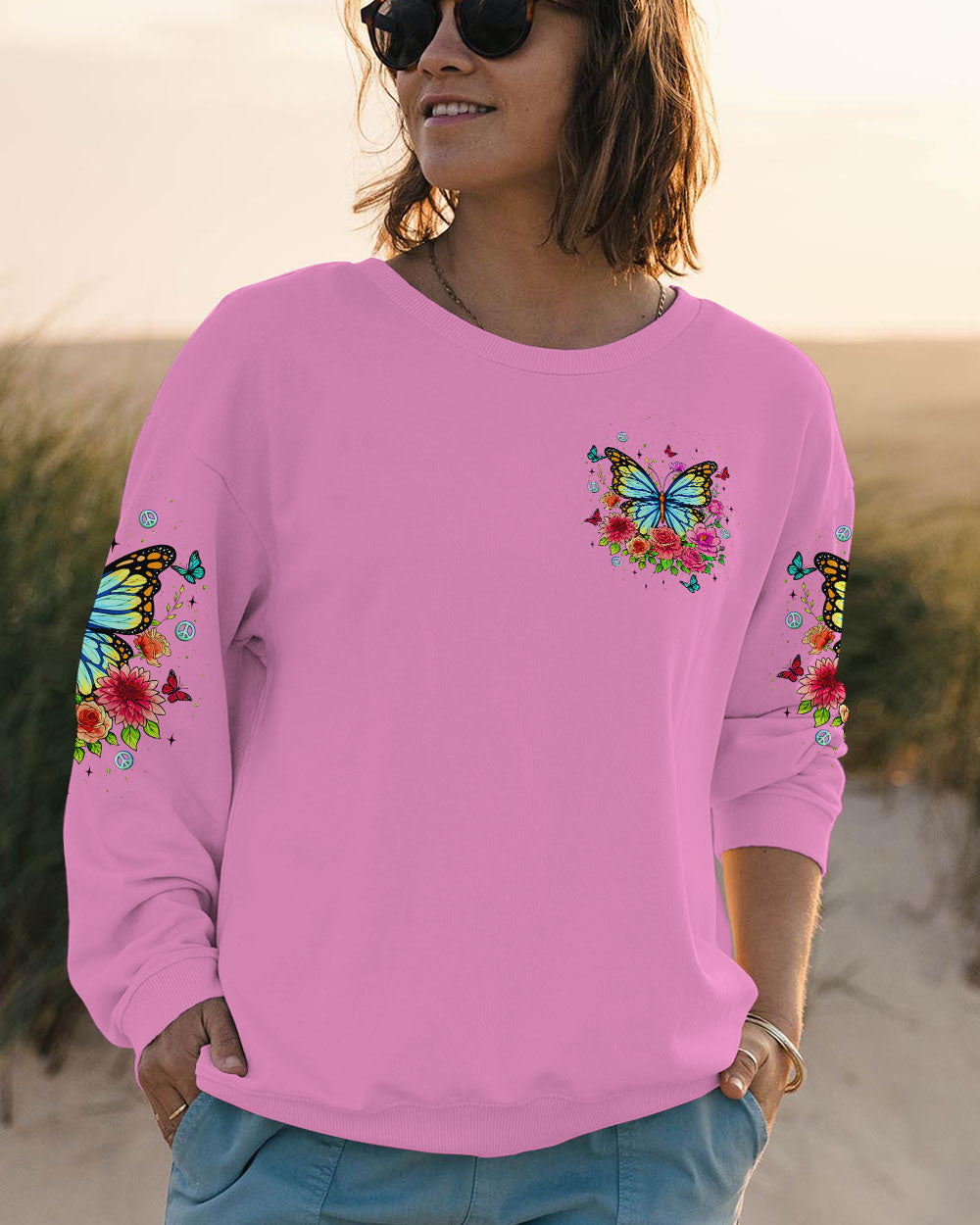 JUST BREATHE BUTTERFLY ALL OVER PRINT - TLNT2608252