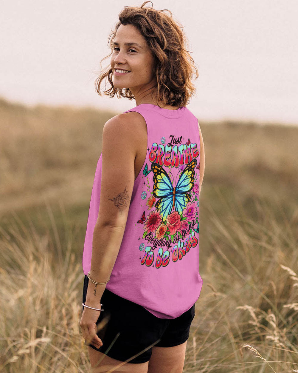 JUST BREATHE BUTTERFLY ALL OVER PRINT - TLNT2608252