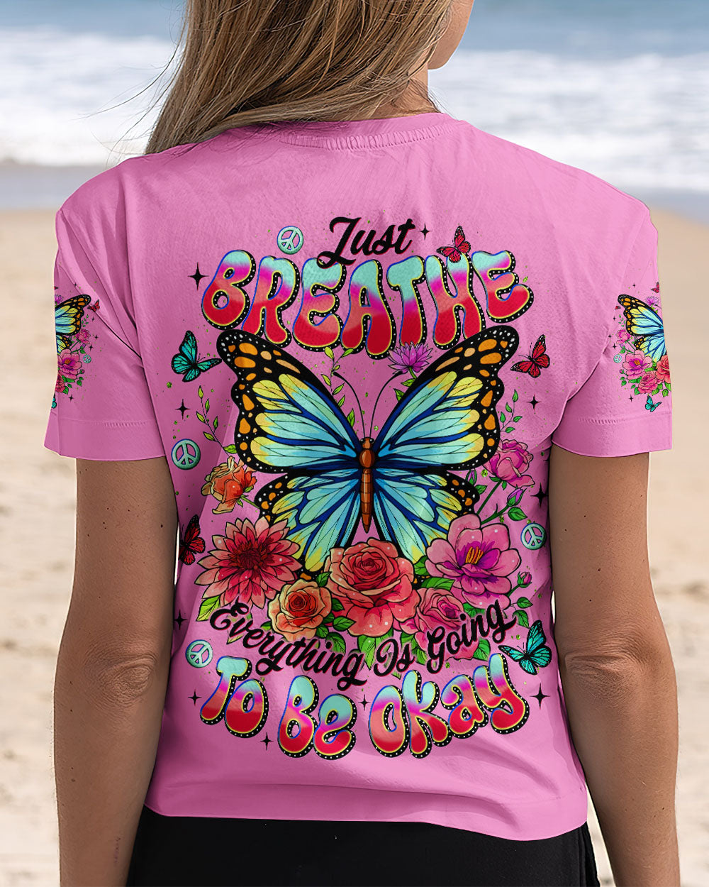 JUST BREATHE BUTTERFLY ALL OVER PRINT - TLNT2608252