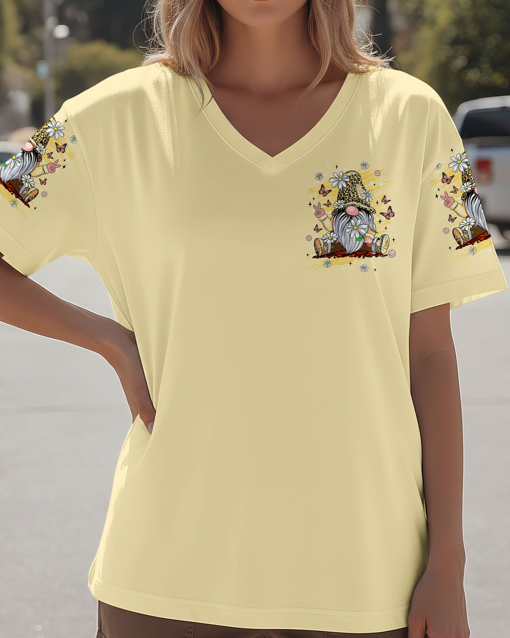 WHISPER WORDS OF WISDOM LET IT BE LEOPARD GNOME ALL OVER PRINT - TLNT2611251