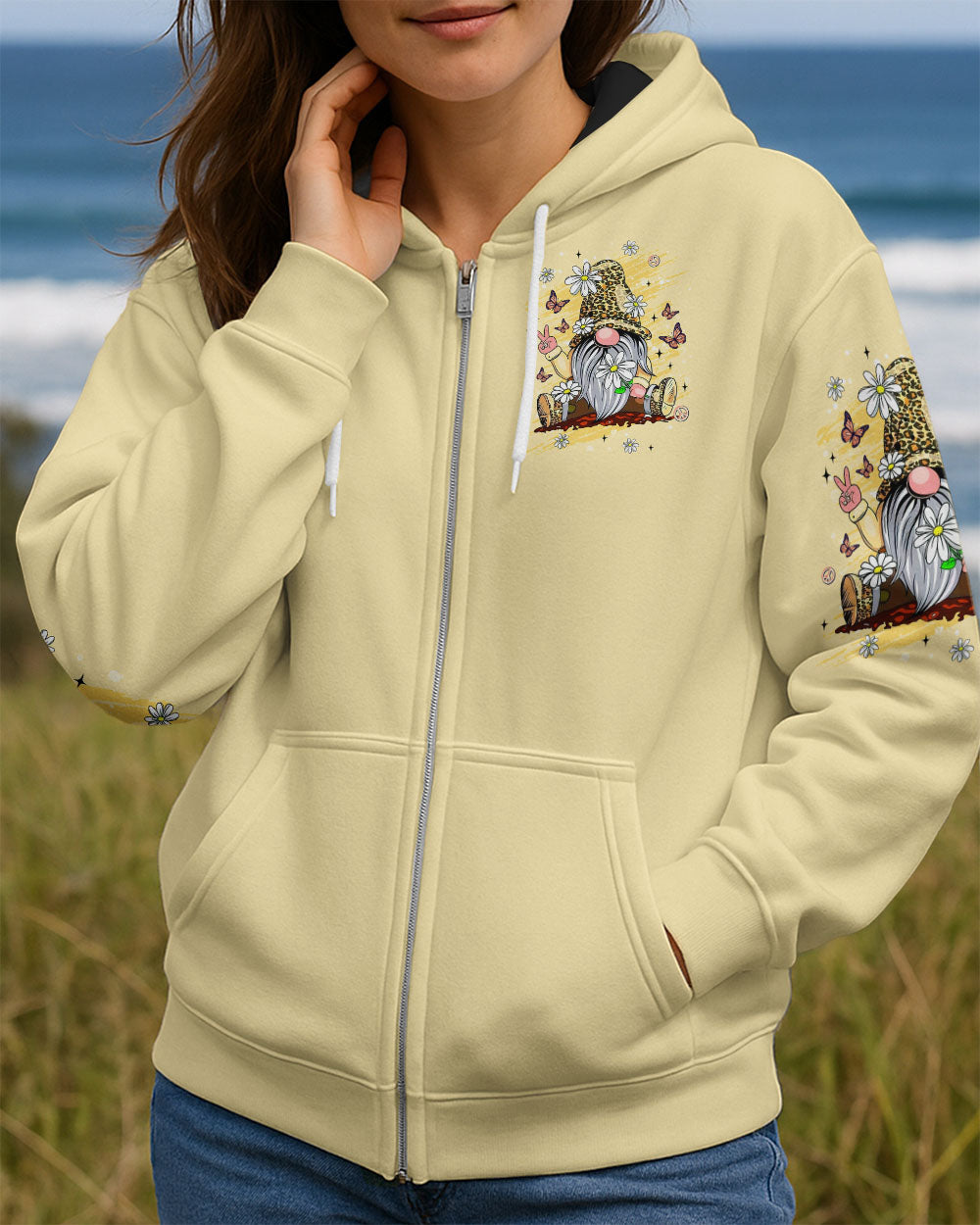 WHISPER WORDS OF WISDOM LET IT BE LEOPARD GNOME ALL OVER PRINT - TLNT2611251