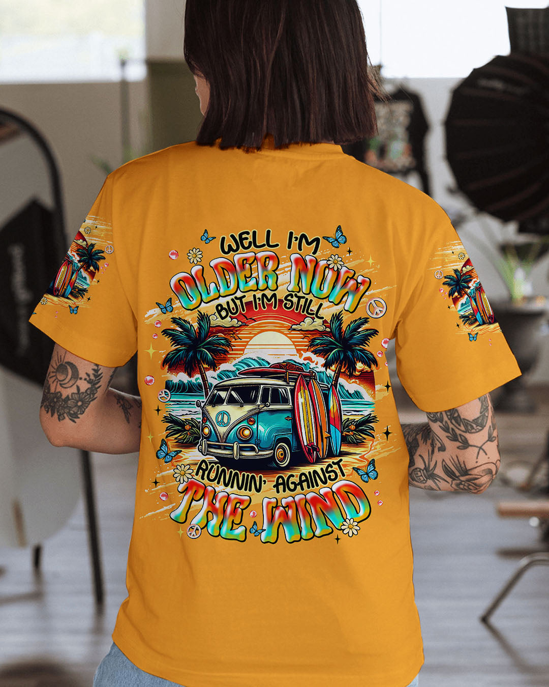 RUNNING AGAINST THE WIND BEACH BUS ALL OVER PRINT  - TLNT2611252