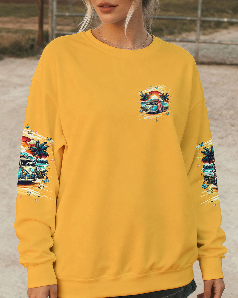 RUNNING AGAINST THE WIND BEACH BUS ALL OVER PRINT  - TLNT2611252