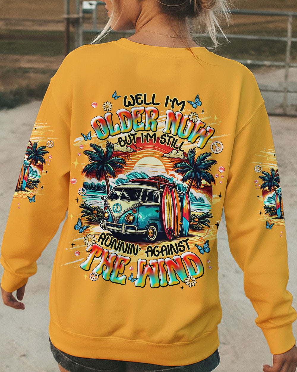 RUNNING AGAINST THE WIND BEACH BUS ALL OVER PRINT  - TLNT2611252