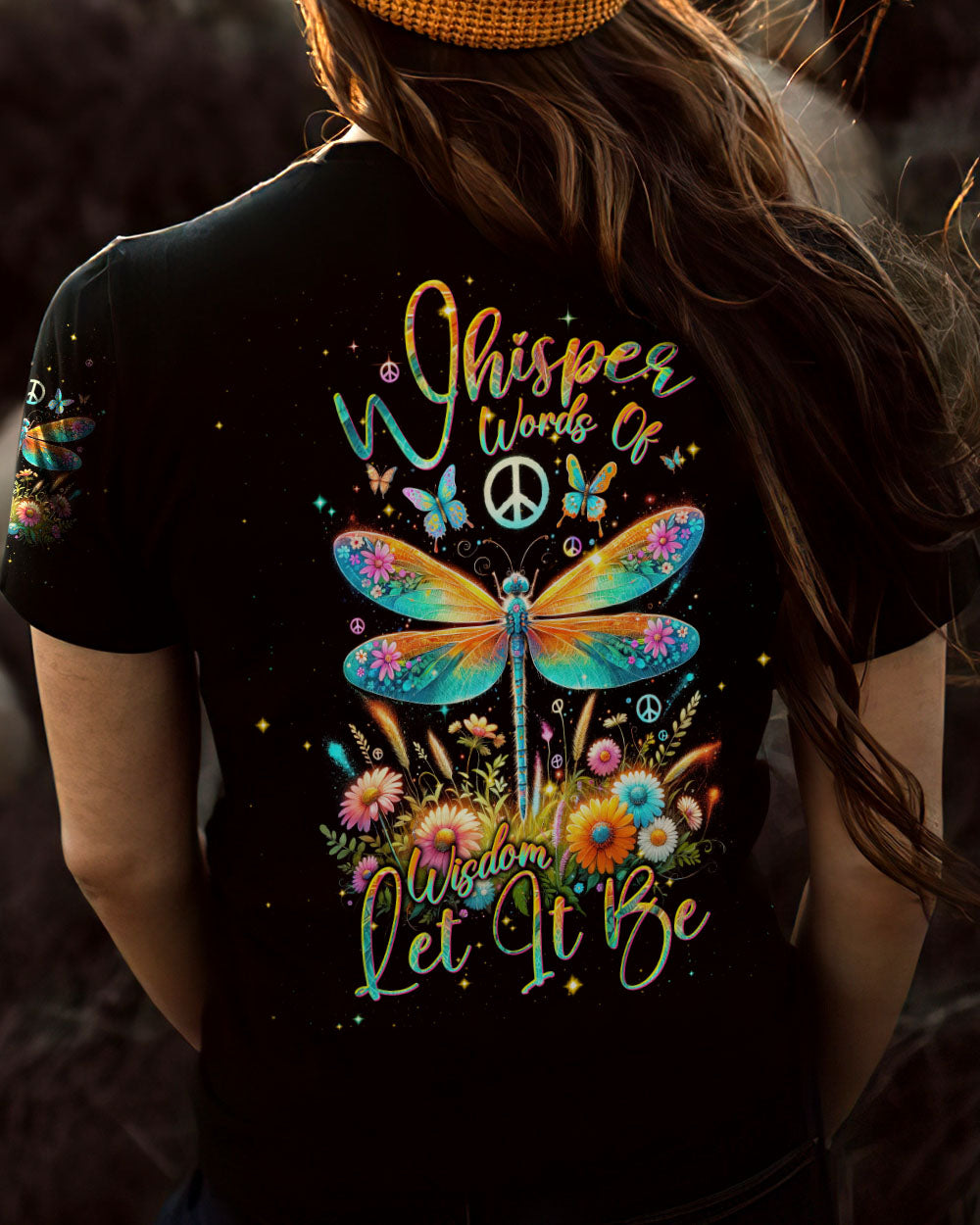 WHISPER WORDS OF WISDOM DRAGONFLY ALL OVER PRINT - TLNT2612233