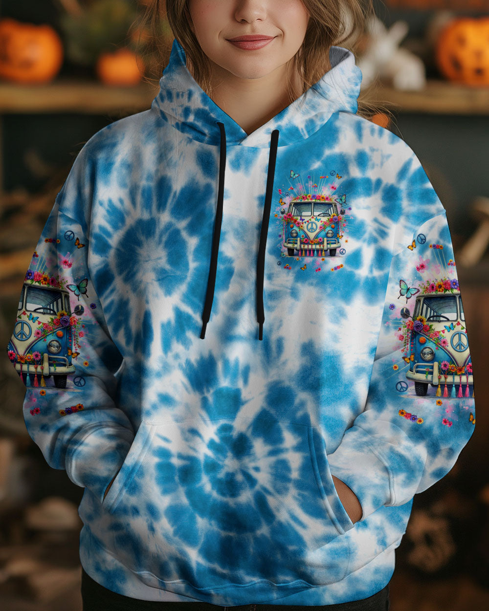 RUNNING AGAINST THE WIND BUS TIE DYE ALL OVER PRINT - TLNT2612243