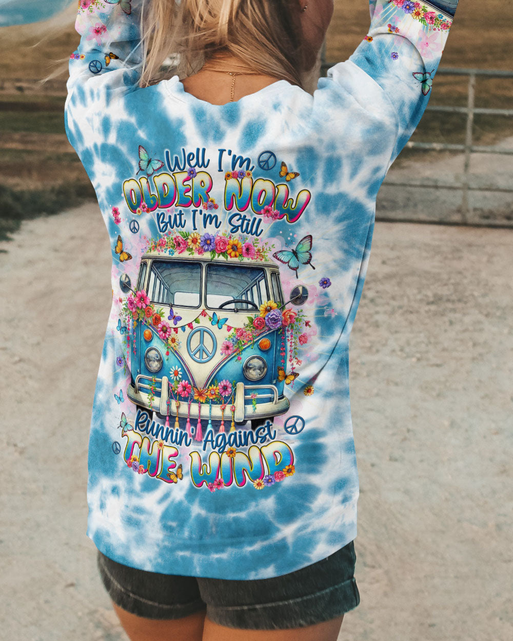 RUNNING AGAINST THE WIND BUS TIE DYE ALL OVER PRINT - TLNT2612243