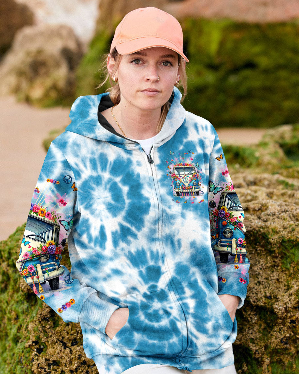 RUNNING AGAINST THE WIND BUS TIE DYE ALL OVER PRINT - TLNT2612243