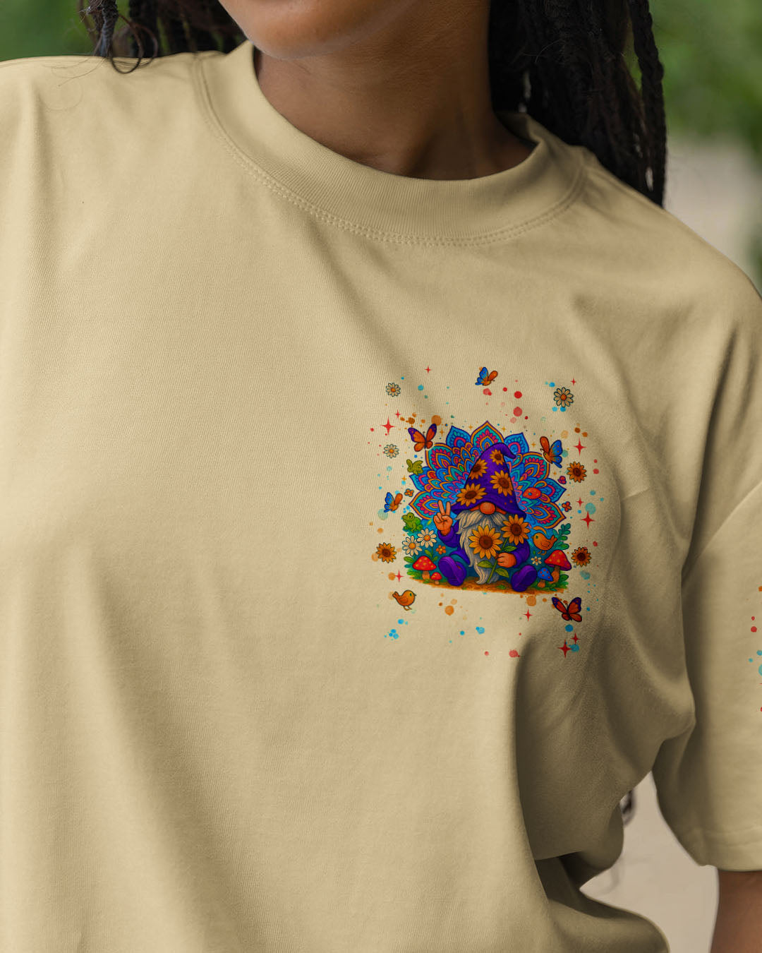 EVERY LITTLE THING IS GONNA BE ALRIGHT GNOME ALL OVER PRINT  - TLNT2705251