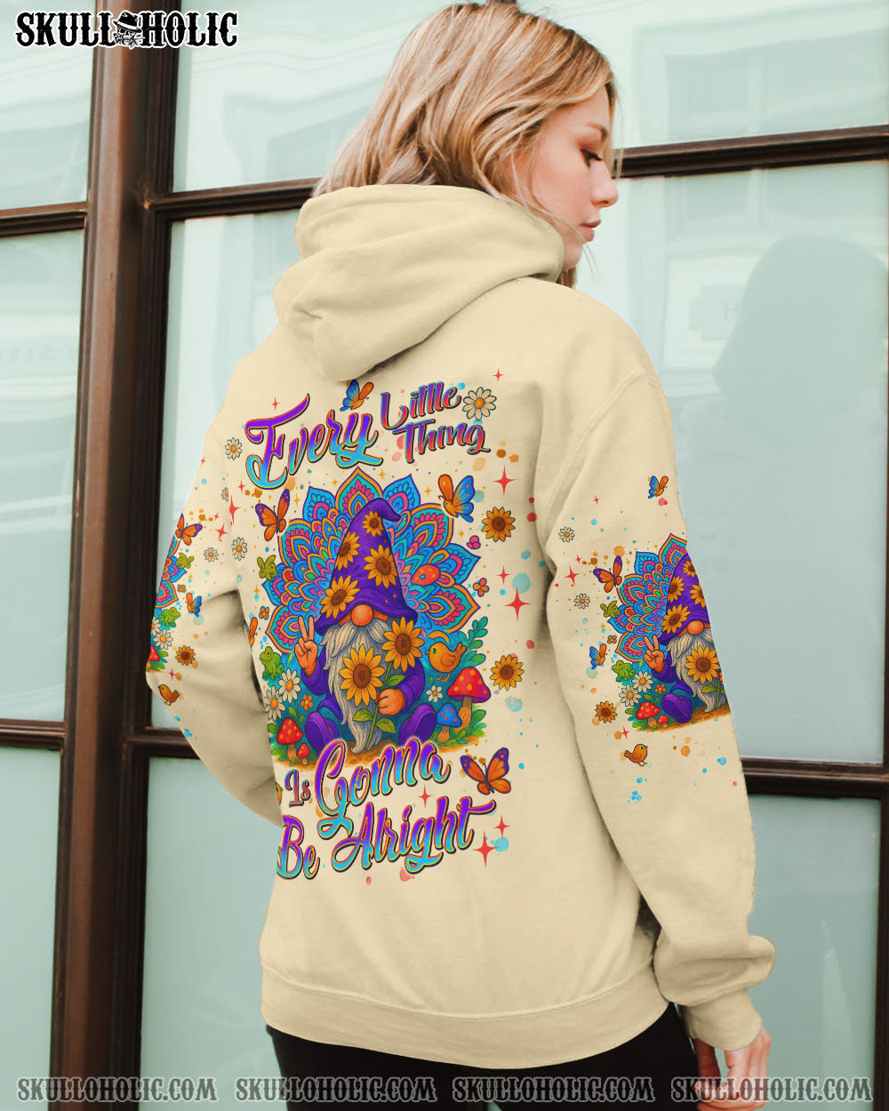 EVERY LITTLE THING IS GONNA BE ALRIGHT GNOME ALL OVER PRINT  - TLNT2705251