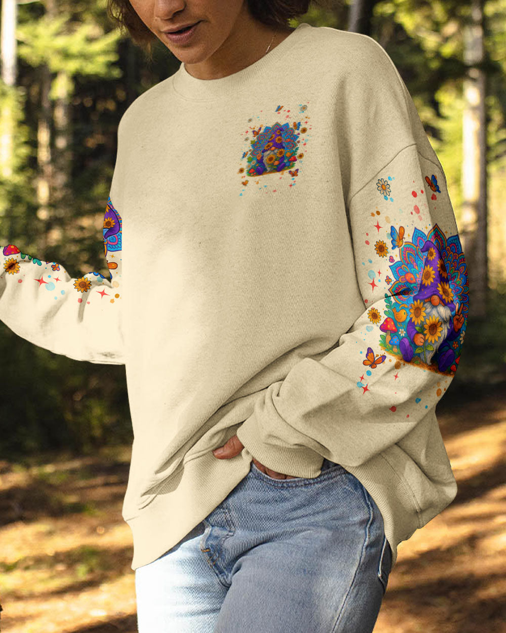 EVERY LITTLE THING IS GONNA BE ALRIGHT GNOME ALL OVER PRINT  - TLNT2705251