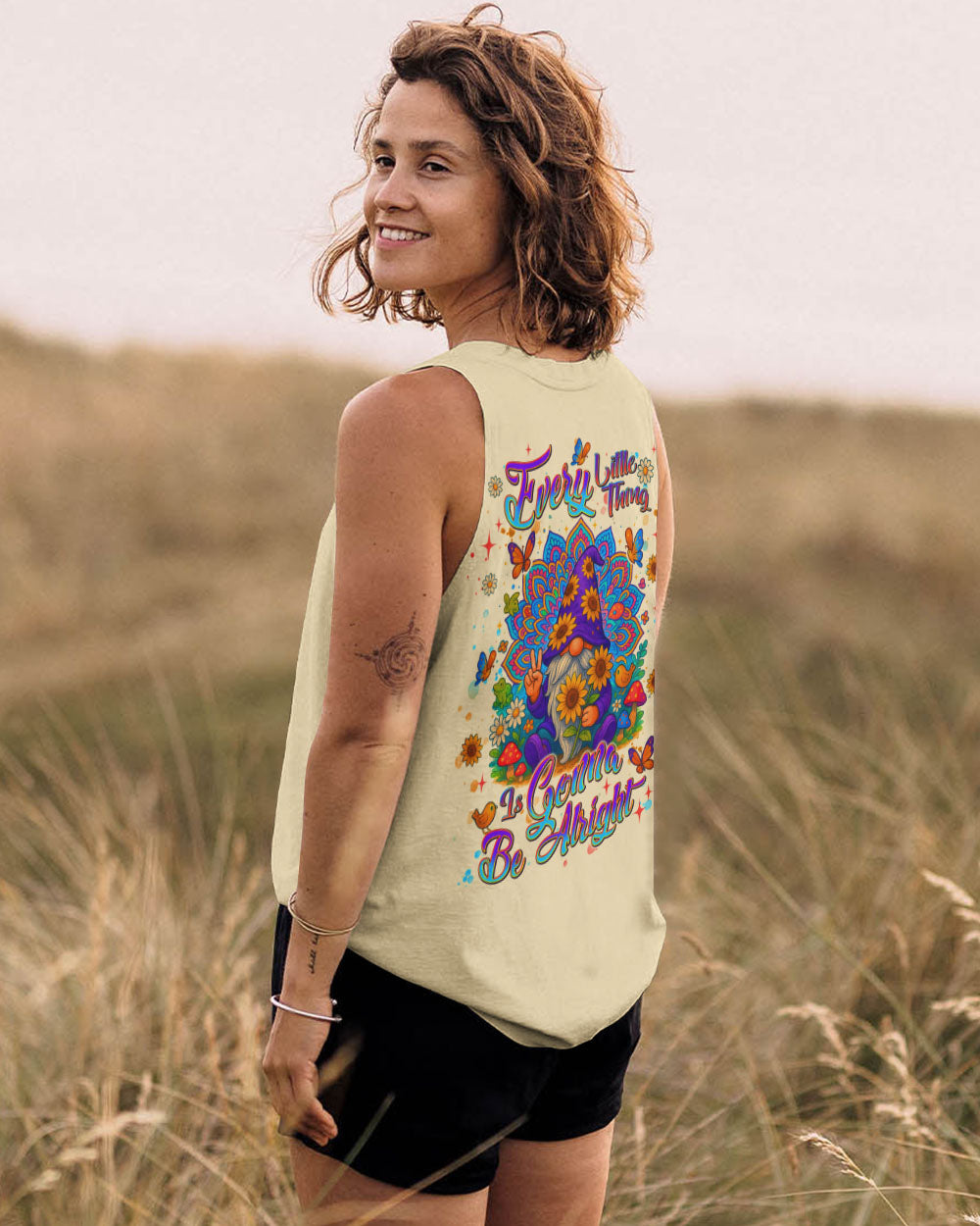 EVERY LITTLE THING IS GONNA BE ALRIGHT GNOME ALL OVER PRINT  - TLNT2705251