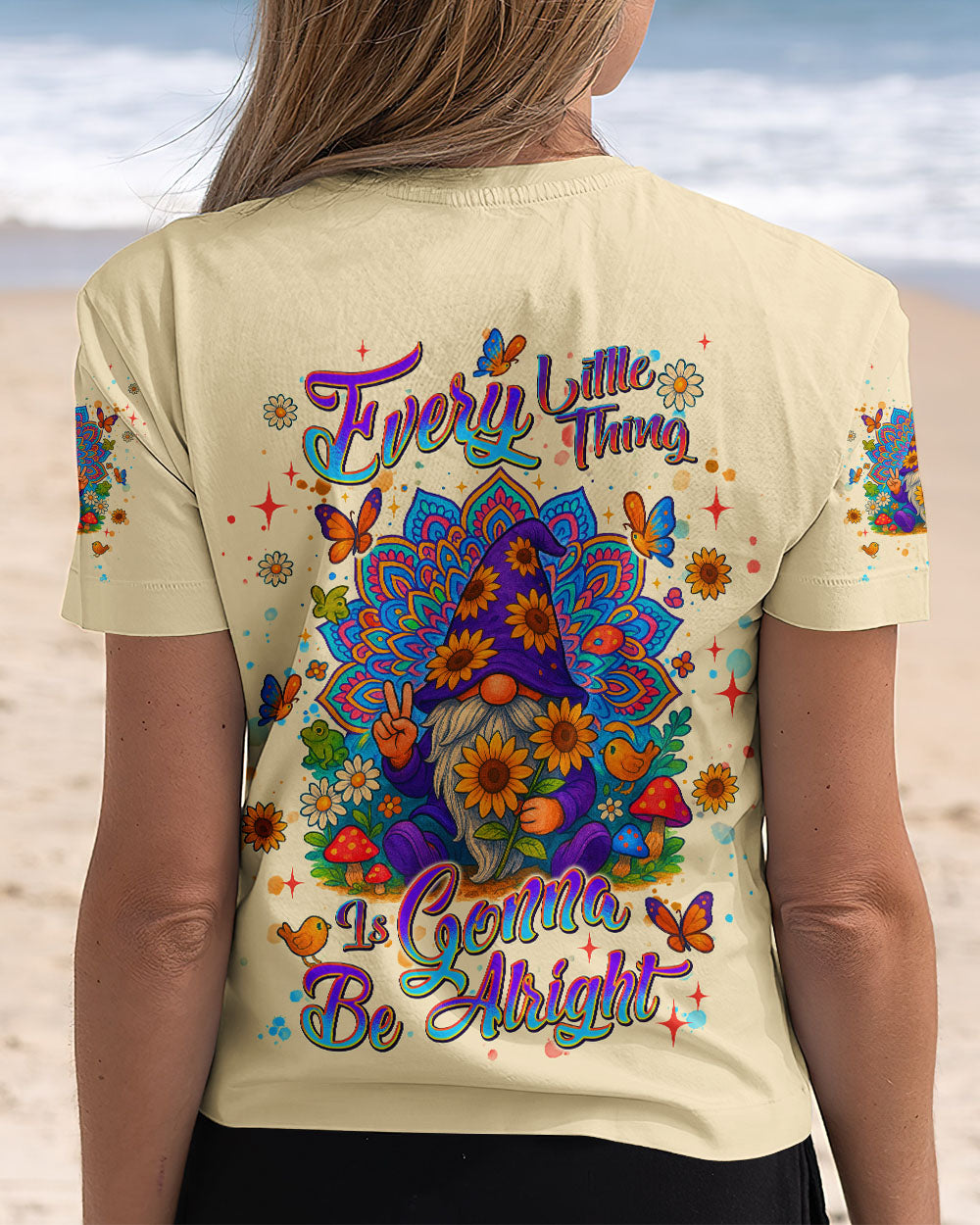 EVERY LITTLE THING IS GONNA BE ALRIGHT GNOME ALL OVER PRINT  - TLNT2705251