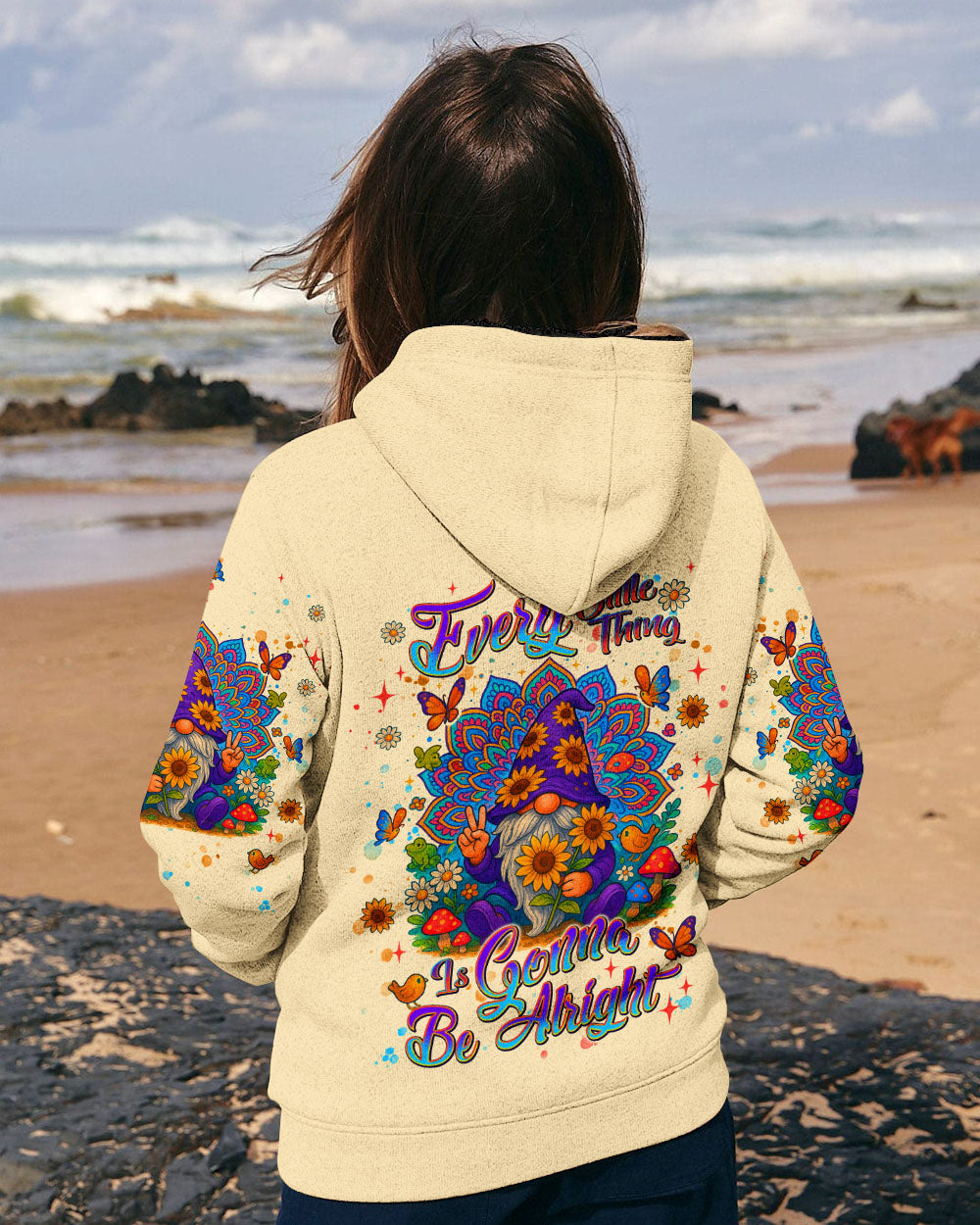 EVERY LITTLE THING IS GONNA BE ALRIGHT GNOME ALL OVER PRINT  - TLNT2705251