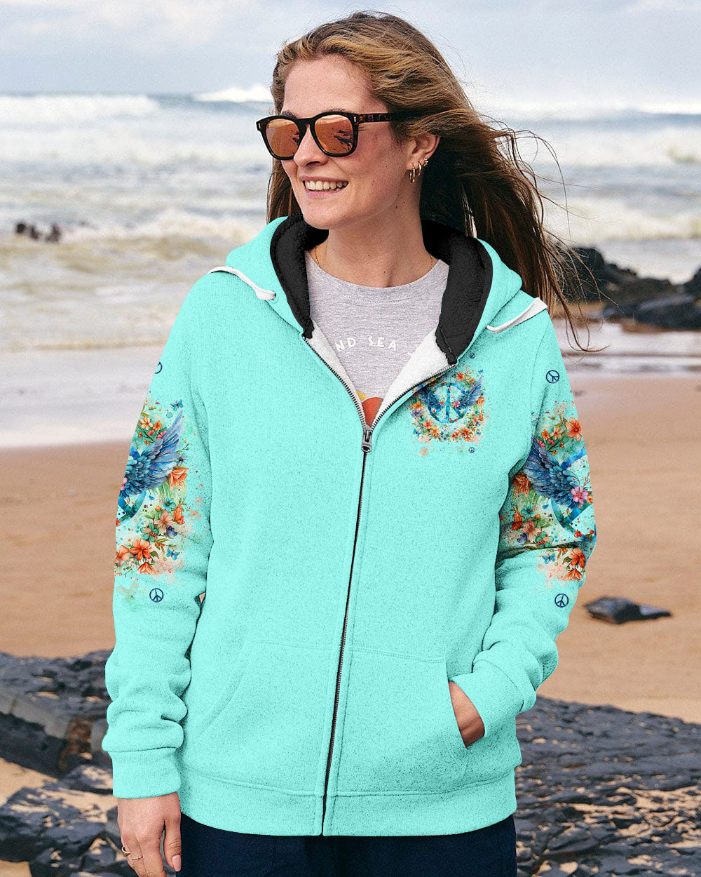 I BELIEVE THERE ARE ANGELS AMONG US WINGS ALL OVER PRINT - TLNT2712242